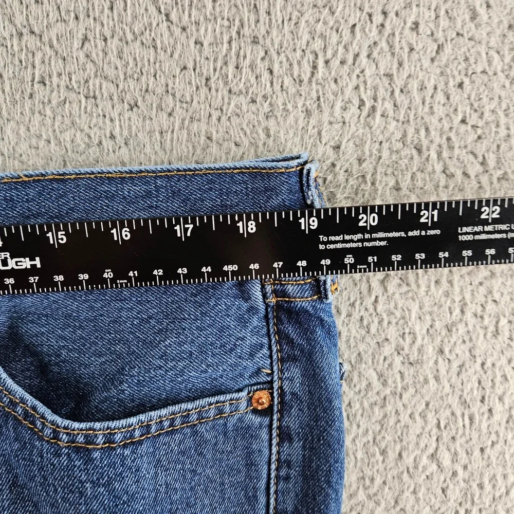 Levis‎ Jeans Mens 38x30 Blue 505 Regular Fit Straight Leg Workwear Western Pants